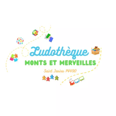 Logo Monts et Merveilles, ludothèque, France