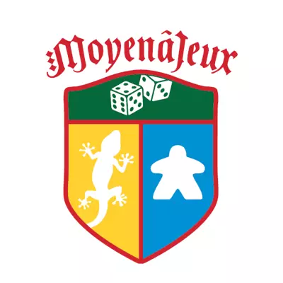 Logo MoyenÃ¢jeux, association de jeux de sociÃ©tÃ©, France