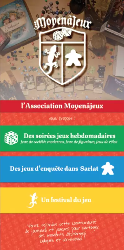 Photo organisation Moyenâjeux, club de jeux, France