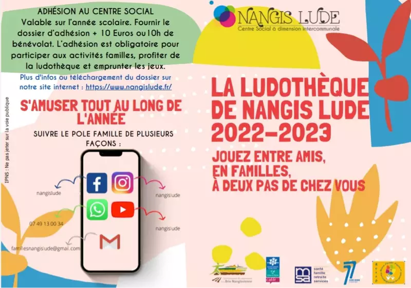 Photo organisation Nangis Lude, ludothèque, France