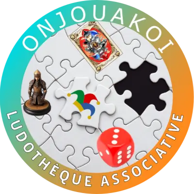 Logo Onjouakoi, ludothèque, France