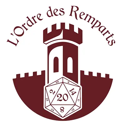 Logo L'Ordre des Remparts, club de jeux, France