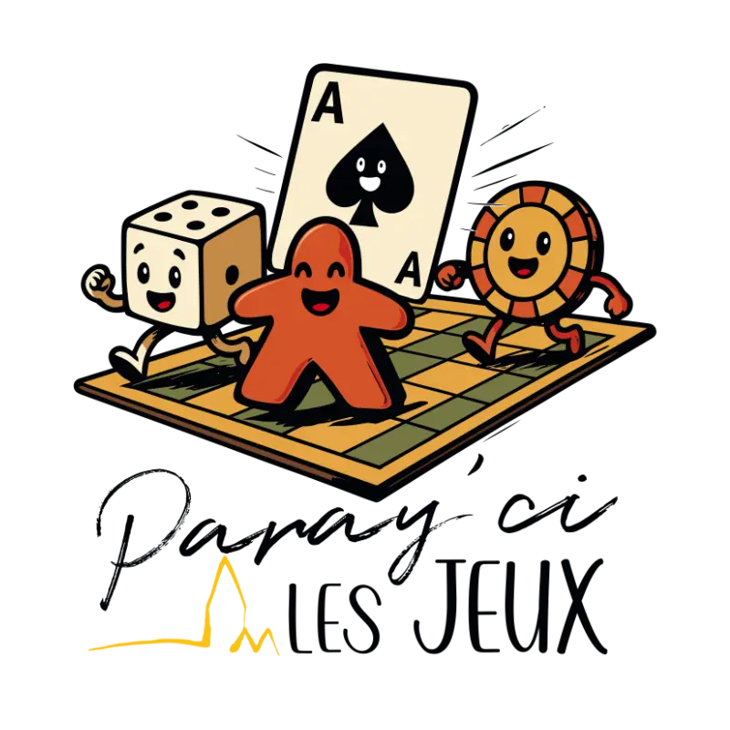 Logo Association Paray'ci les Jeux, association ludique, France