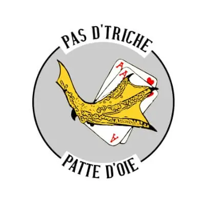 Logo Pas d'Triche Patte d'Oie, ludothèque, France