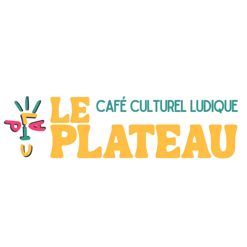 Logo Le Plateau, Café Culturel Ludique Associatif, gaming association, France