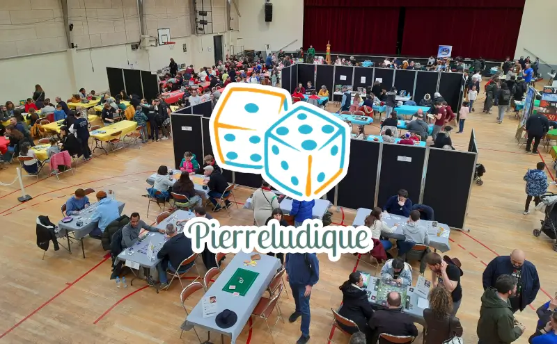 Photo organisation Pierreludique, club de jeux, France