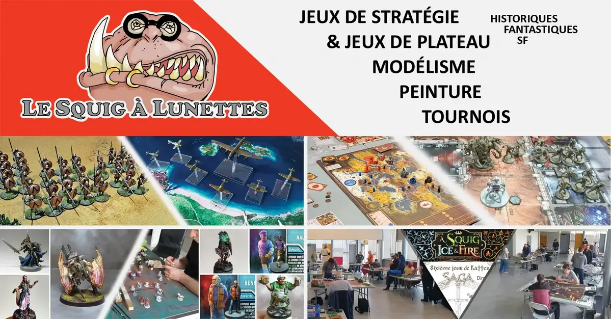 Photo organisation Le Squig à Lunettes, club de jeux, France