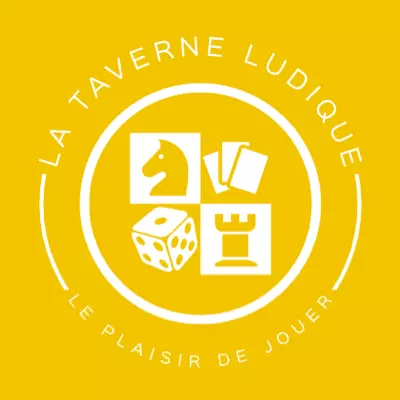 Logo La taverne ludique, le plaisir de jouer, club de jeux, France