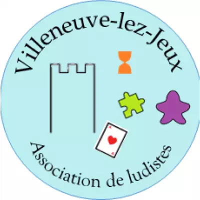 Logo Villeneuve-lez-jeux, ludothèque, France
