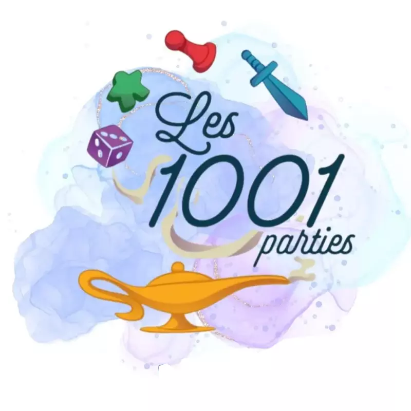 Logo 1001 parties 2025