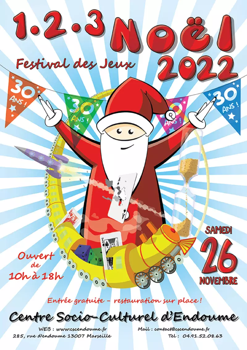 Affiche officielle 1,2,3 NoÃ«l 2022