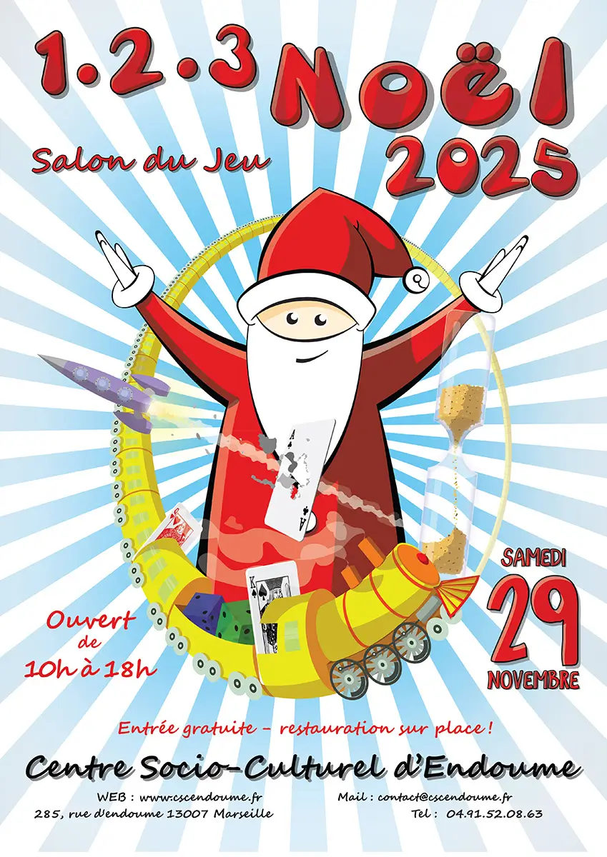 Official poster 1,2,3 Noël 2025