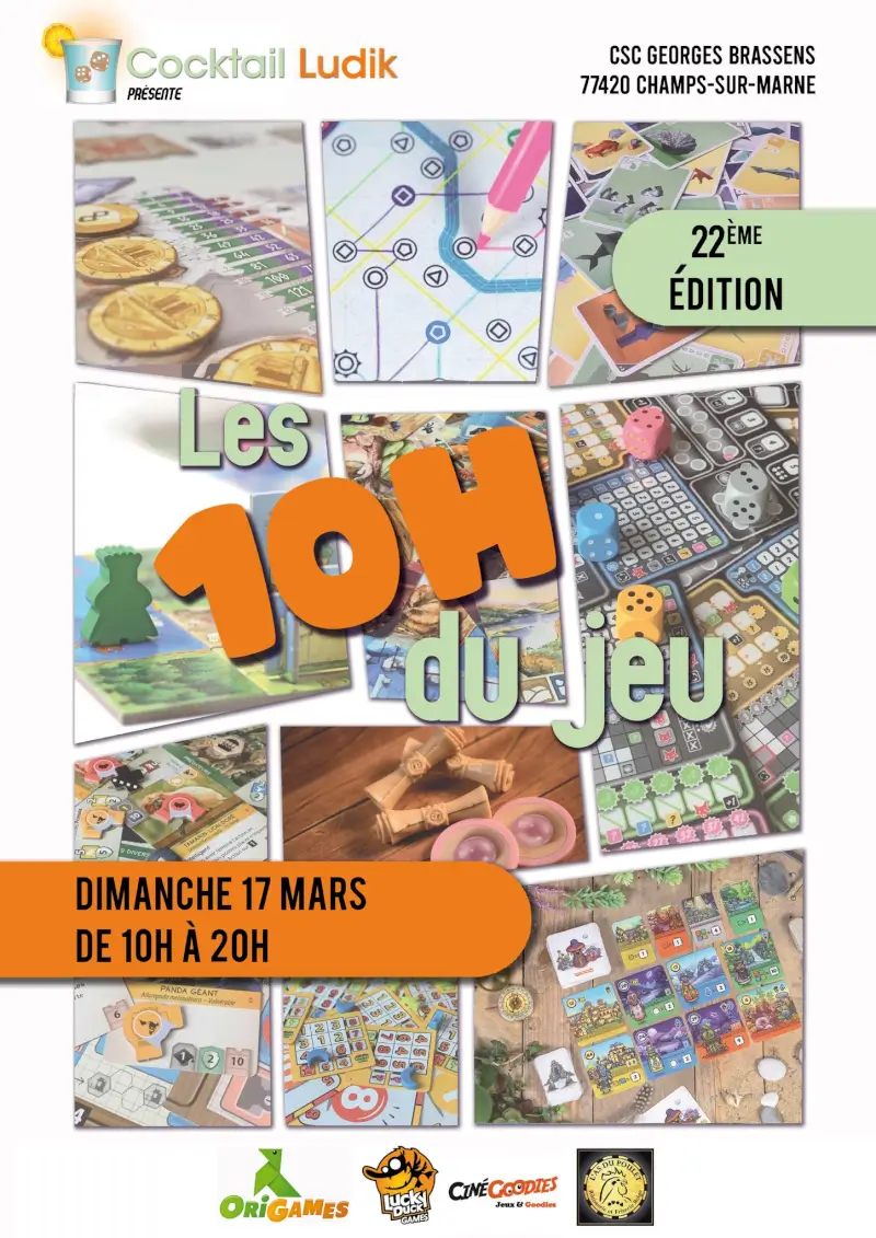 Affiche officielle Les 10h du jeu 2024
