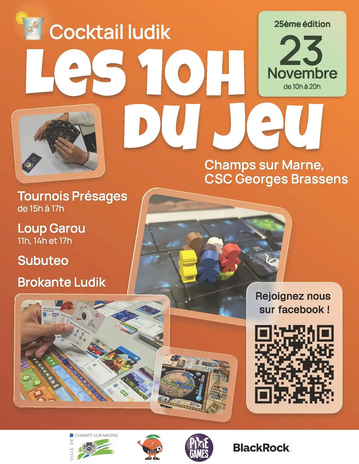 Affiche officielle Les 10h du jeu 2025