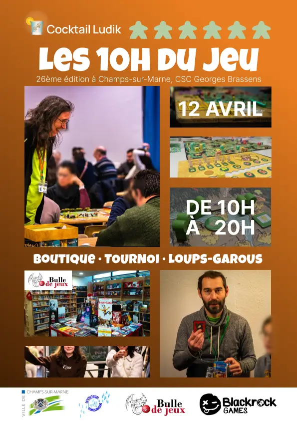 Official poster Les 10h du jeu 2026