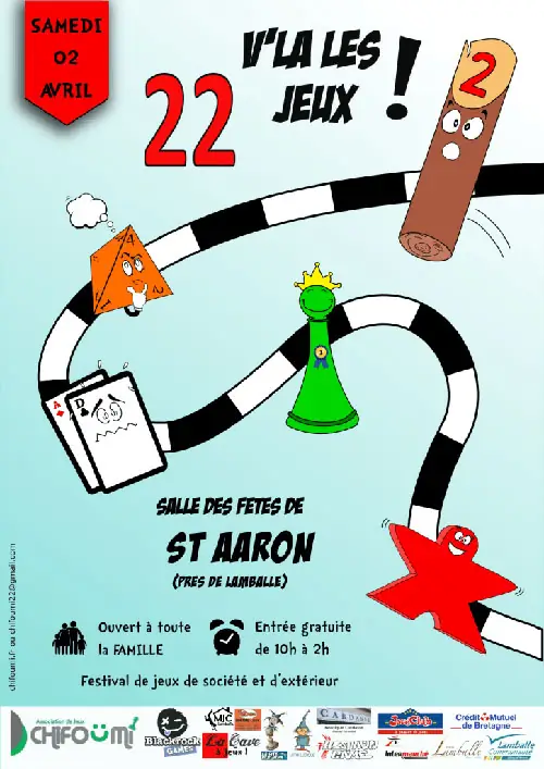 Affiche officielle 22 v'lÃ  les jeux 2016