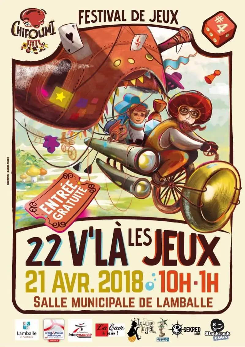 Affiche officielle 22 v'lÃ  les jeux 2018