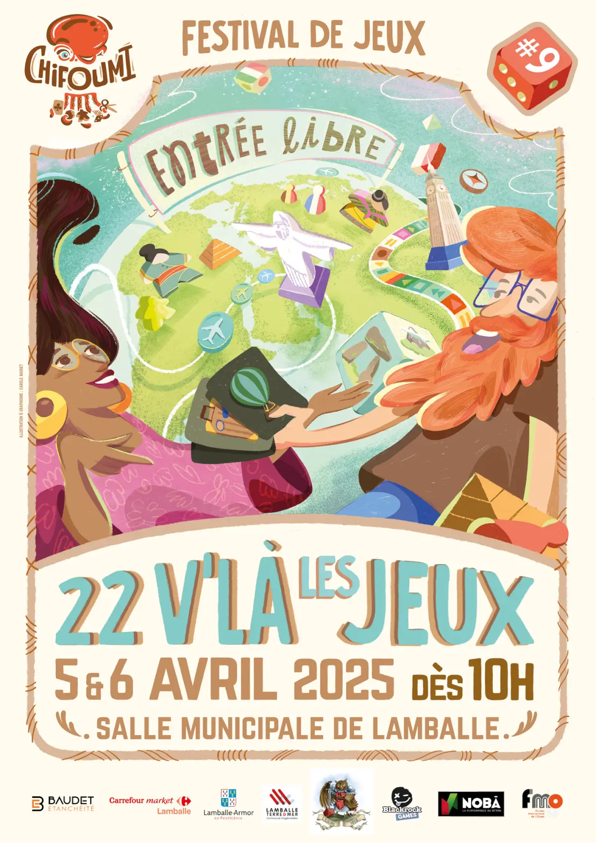 Affiche officielle 22 v'là les jeux 2025