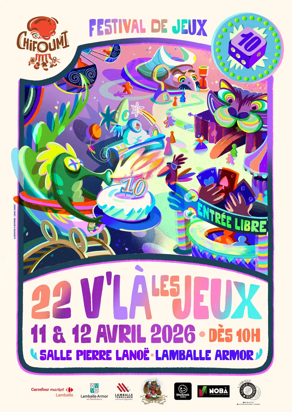 Affiche officielle 22 v'là les jeux 2026