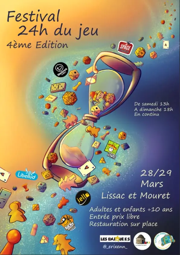 Official poster 24h du jeu (+ extension) 2026