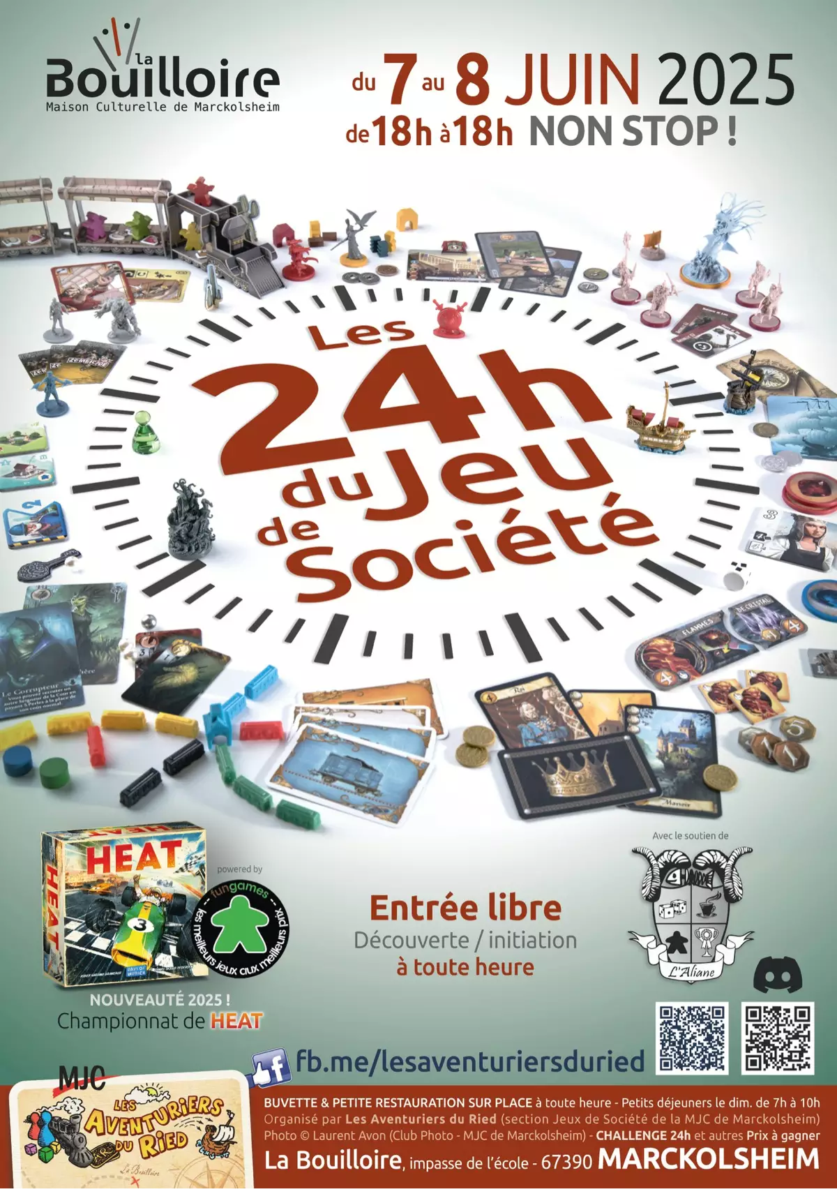 Affiche officielle 24h du jeu de société 2025