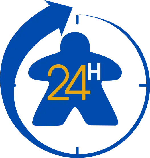 Logo Les 24 h du jeu à Montseveroux 2026