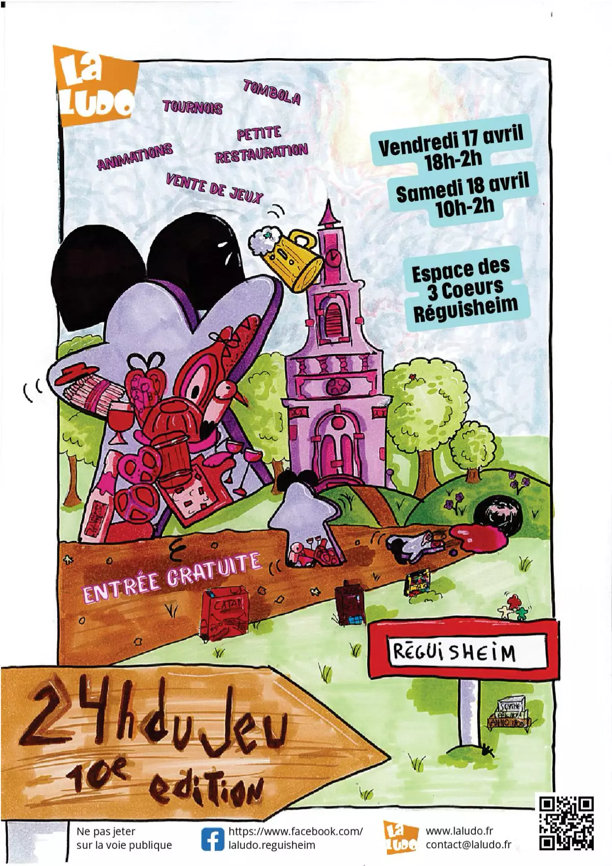 Affiche officielle Les 24H du jeu 2026