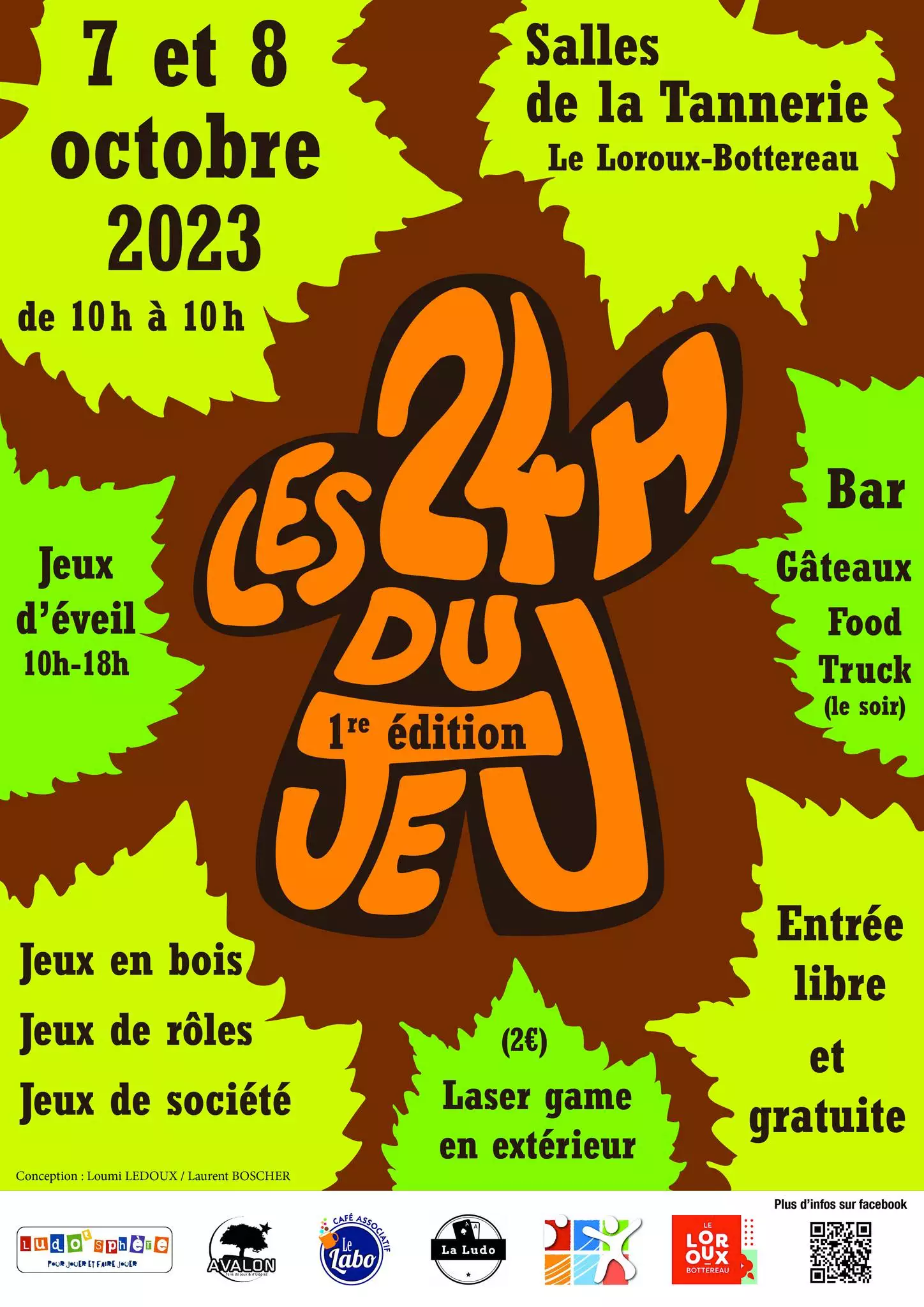 Affiche officielle Les 24 heures du jeu du vignoble 2023