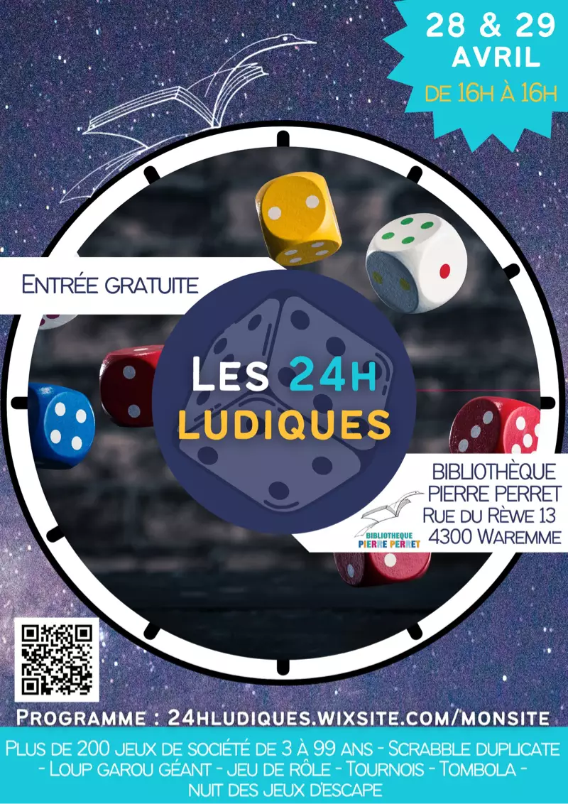 Official poster Les 24h Ludiques 2023
