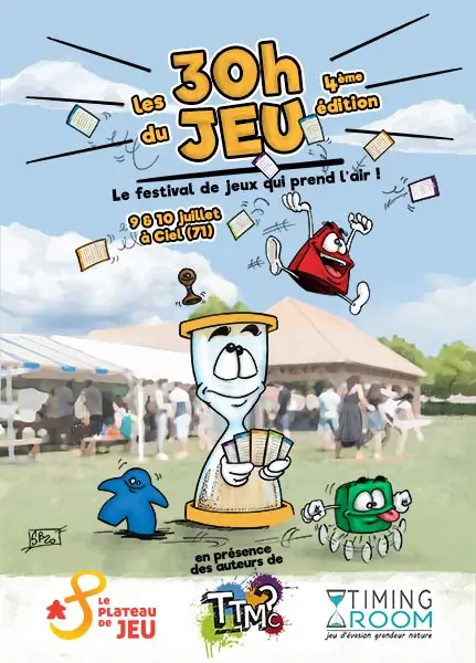 Affiche officielle Les 30 h du Jeu 2022