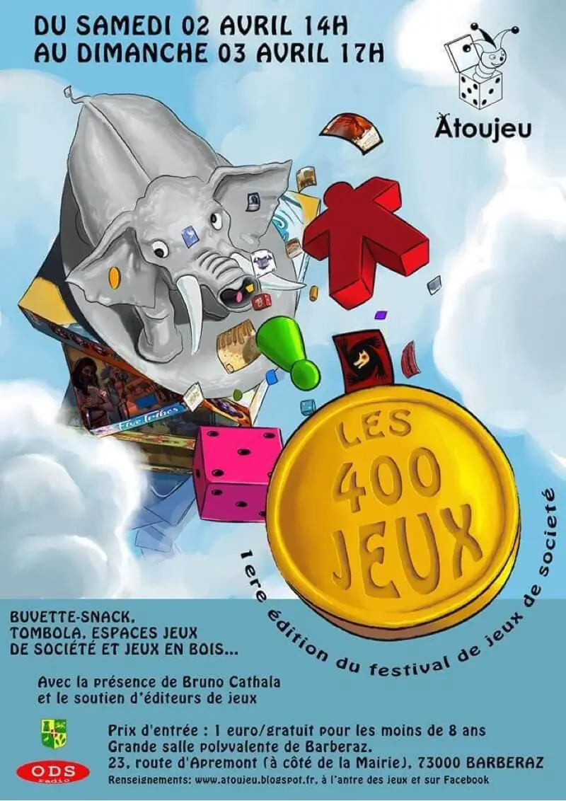 Affiche officielle Les 400 Jeux 2016
