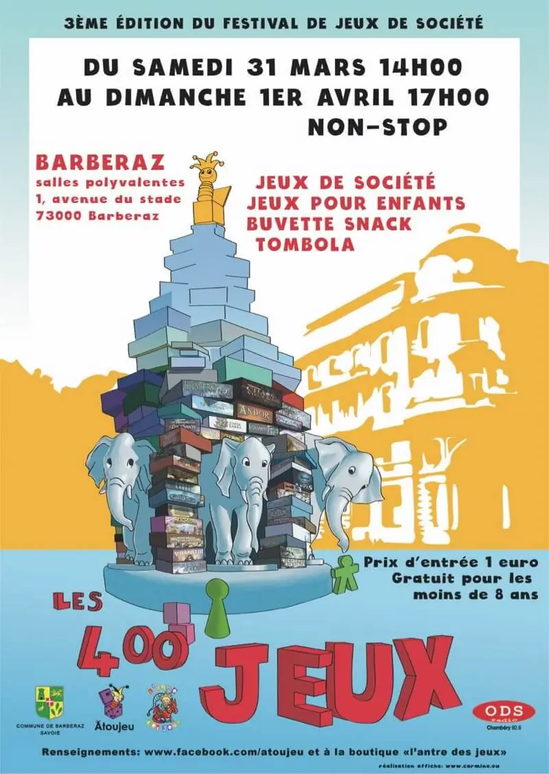 Affiche officielle Les 400 Jeux 2018