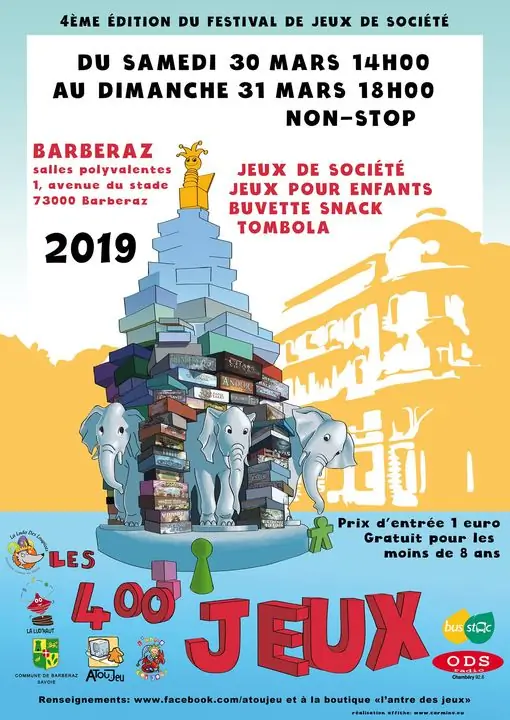 Affiche officielle Les 400 Jeux 2019