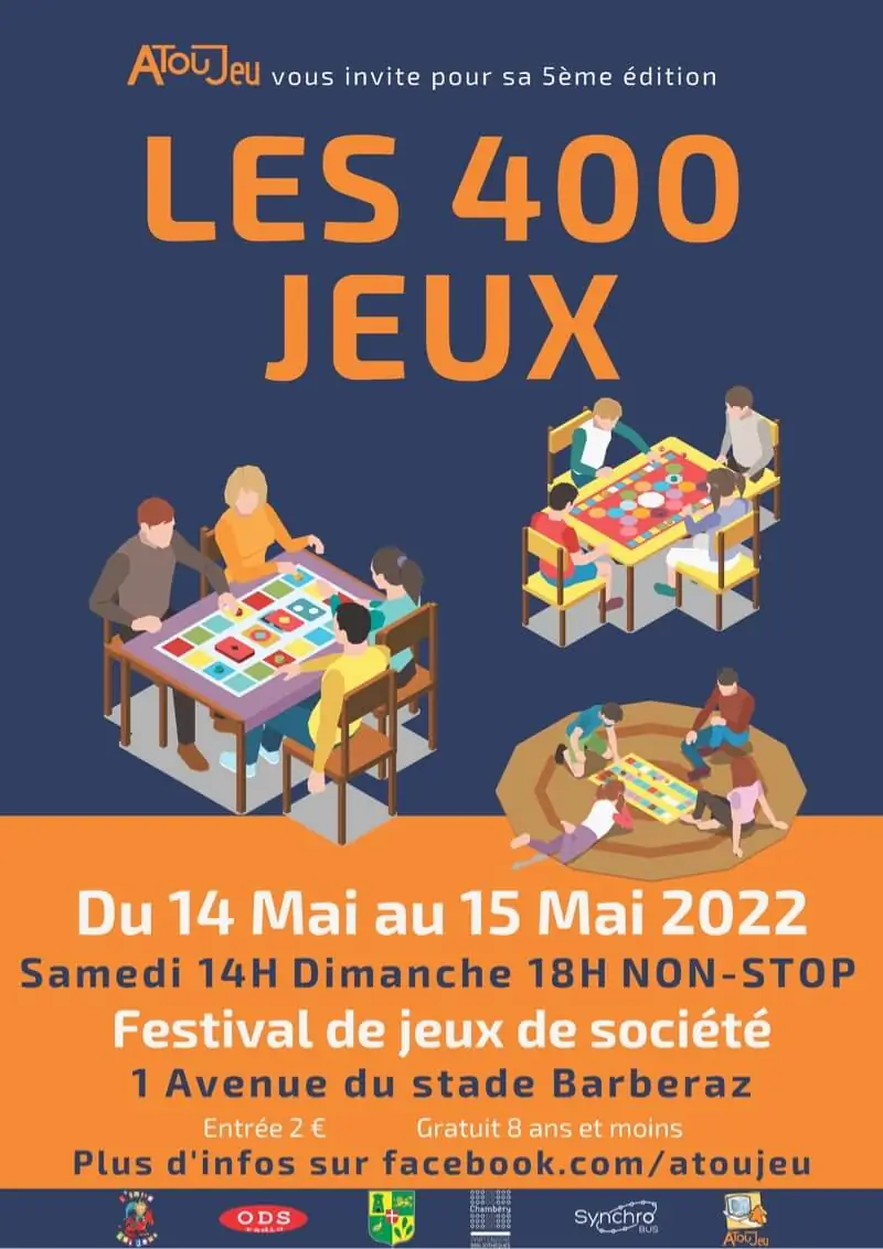Affiche officielle Les 400 Jeux 2022