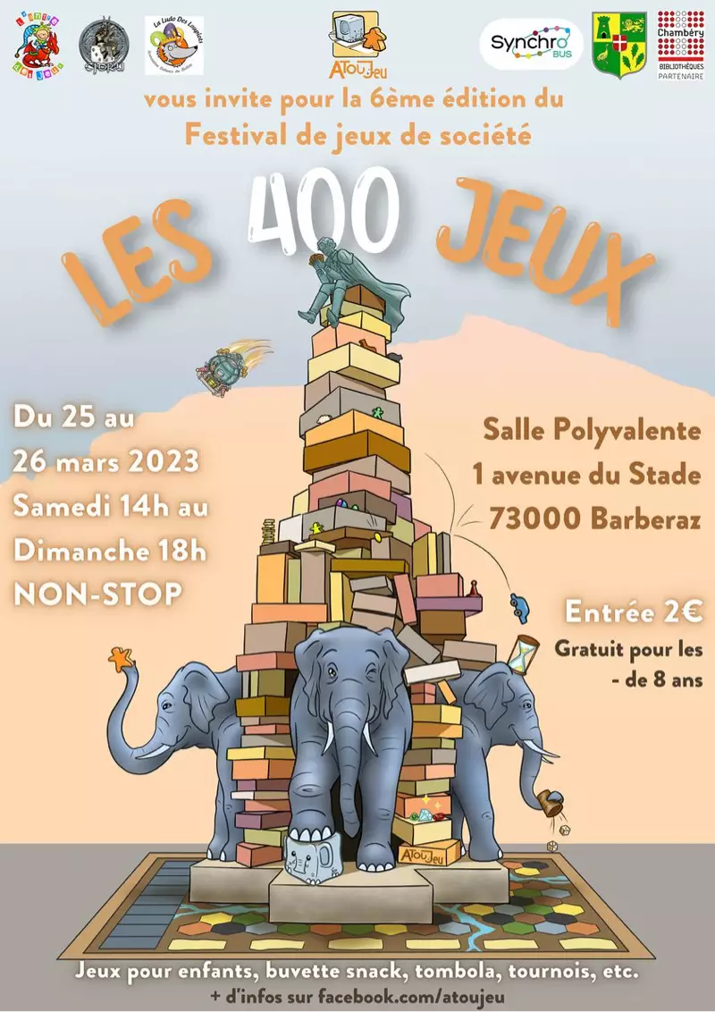 Affiche officielle Les 400 Jeux 2023