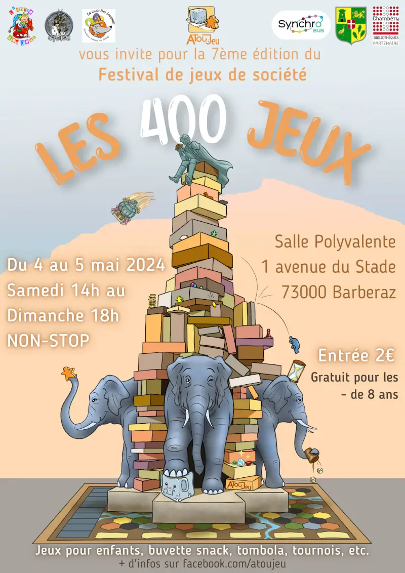 Affiche officielle Les 400 Jeux 2024