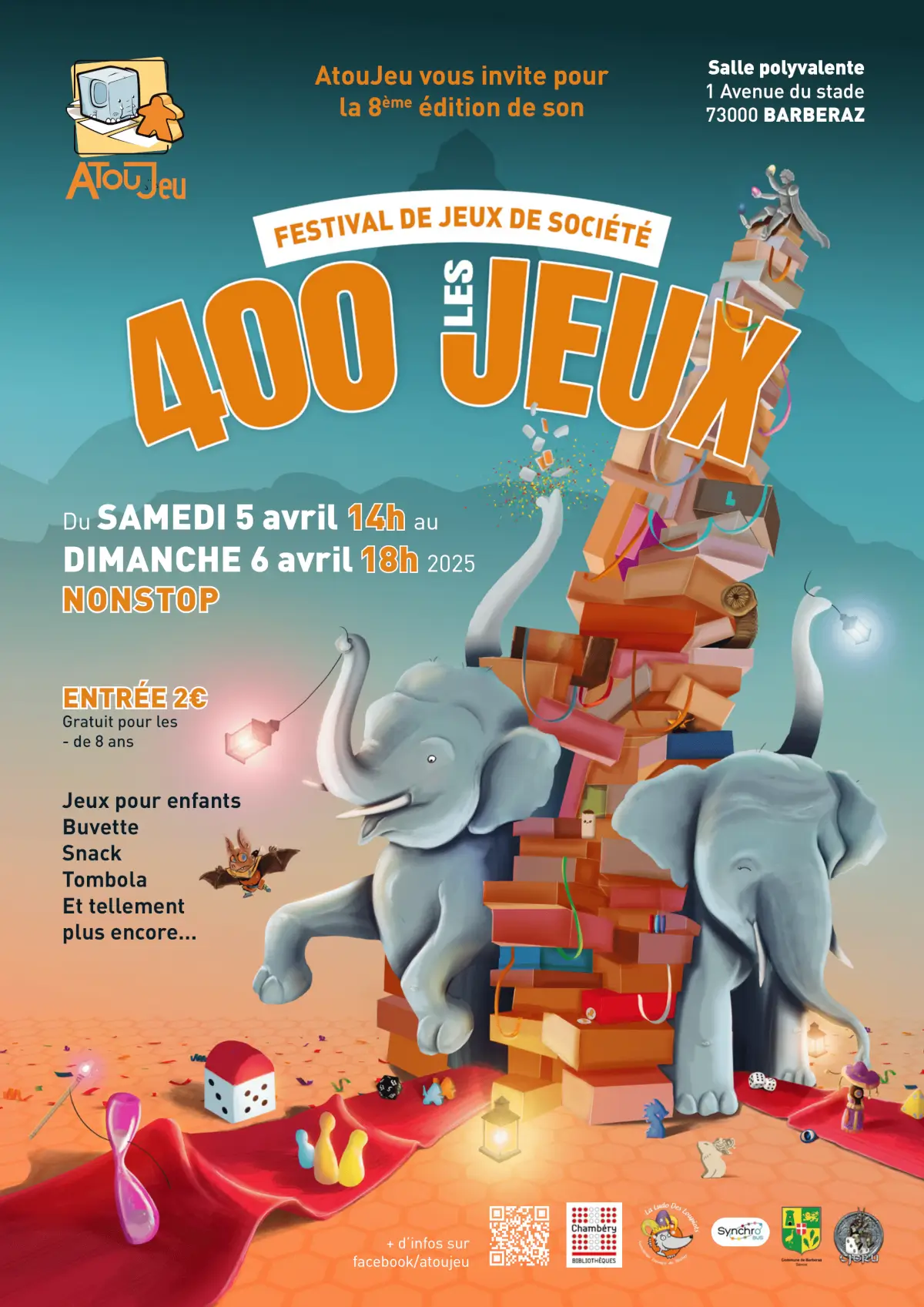 Affiche officielle Les 400 Jeux 2025