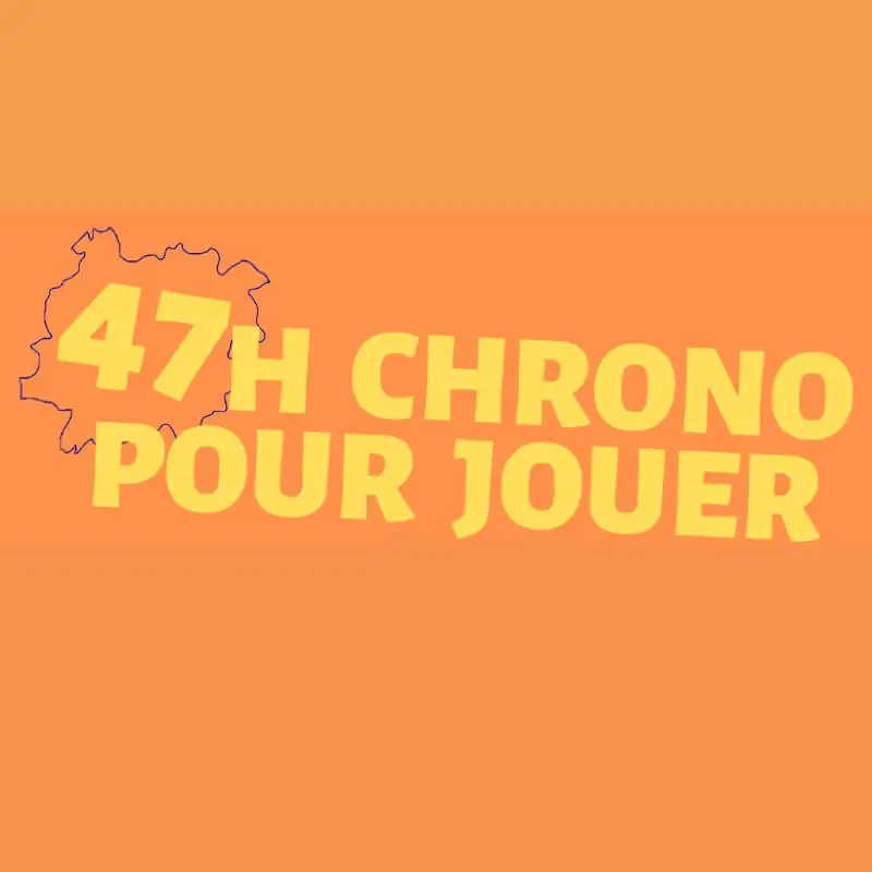 Logo 47 h Chrono pour Jouer 2025