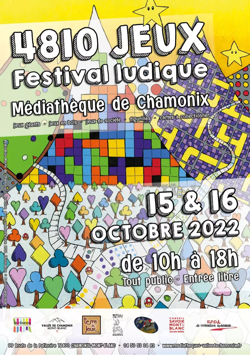 Affiche officielle Festival 4810 jeux 2022