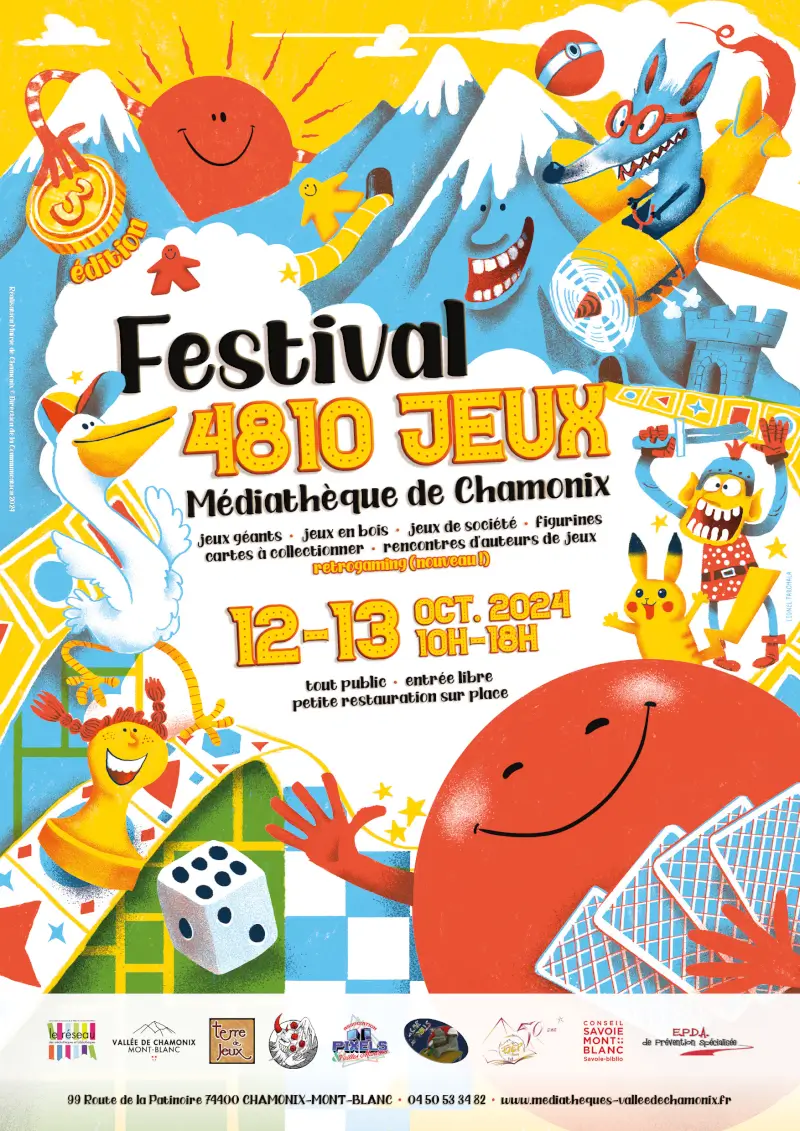 Affiche officielle Festival 4810 jeux 2024