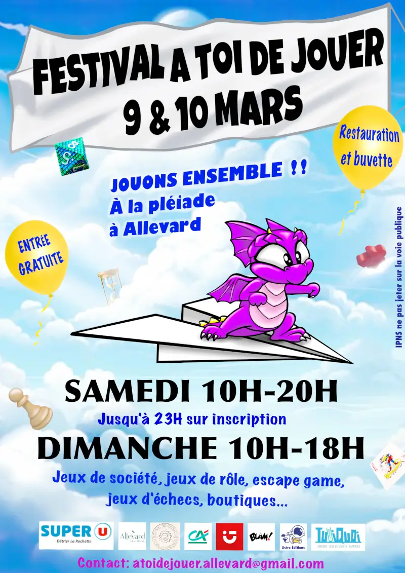 Affiche officielle À toi de jouer 2024