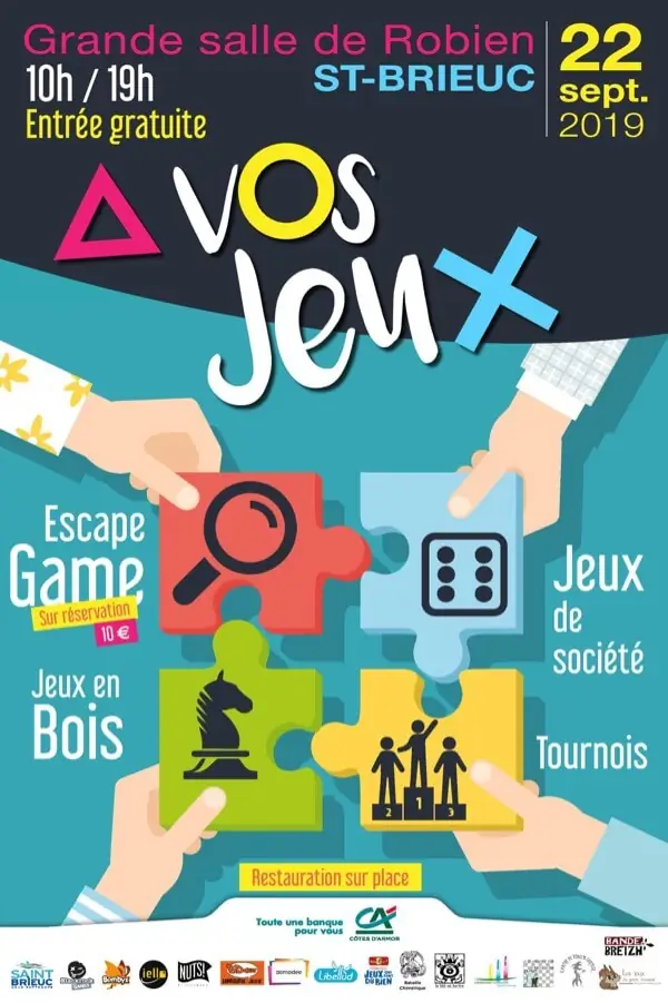 Affiche officielle À Vos Jeux 2019