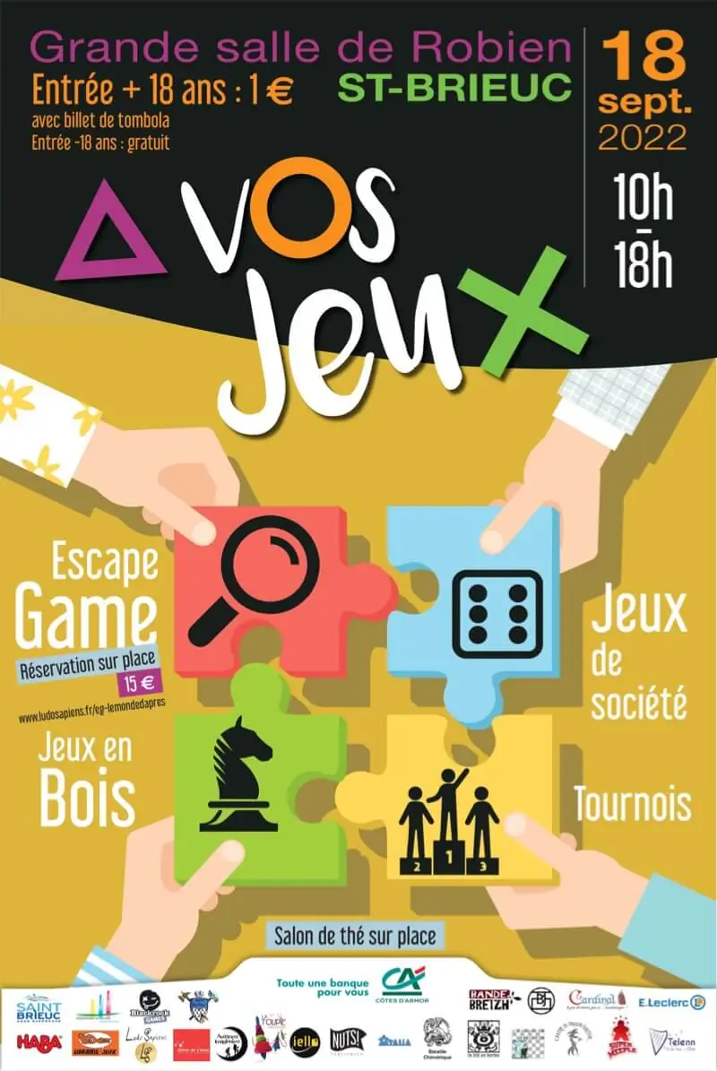 Official poster À Vos Jeux 2022