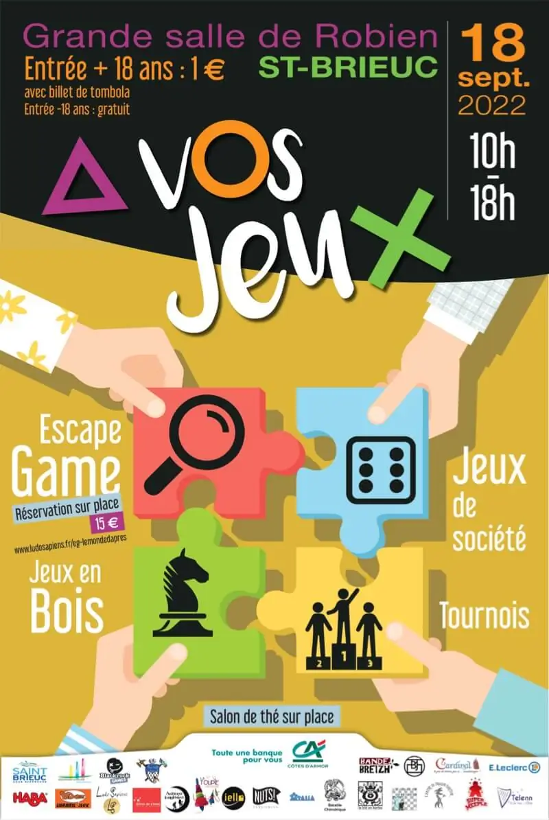 Affiche officielle À Vos Jeux 2022