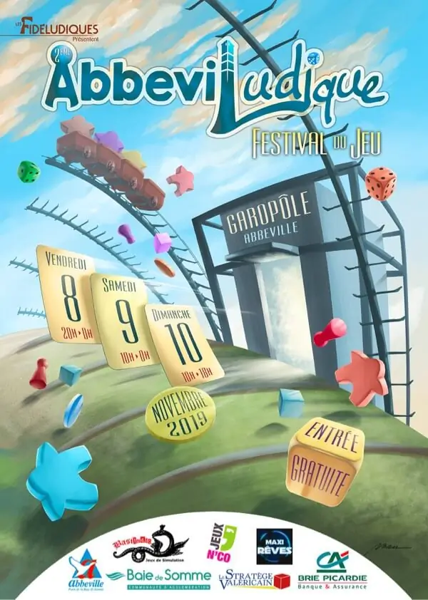 Affiche officielle AbbeviLudique 2019
