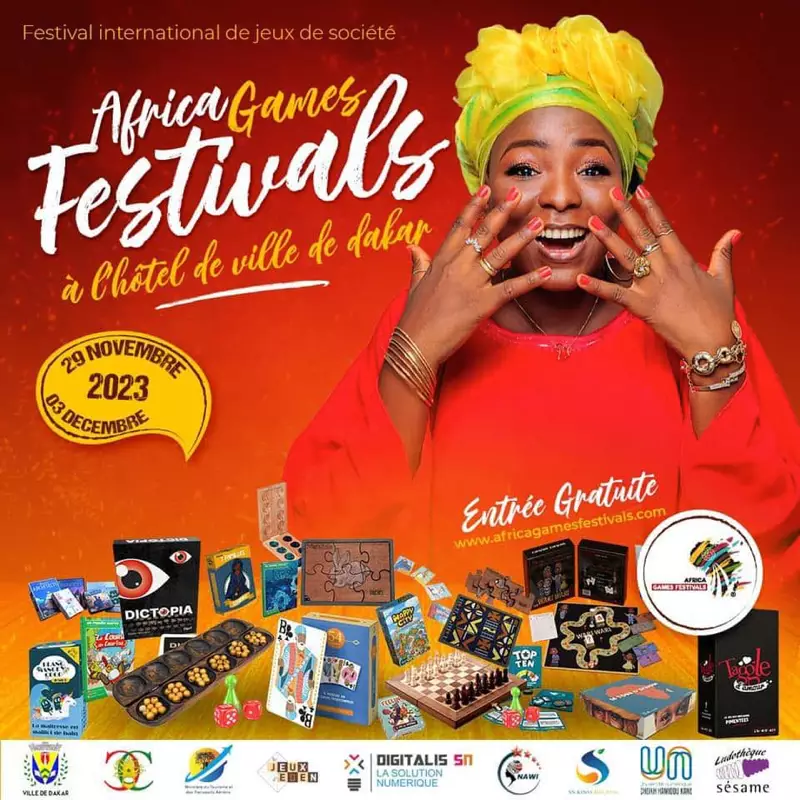 Affiche officielle Africa Games Festivals 2023