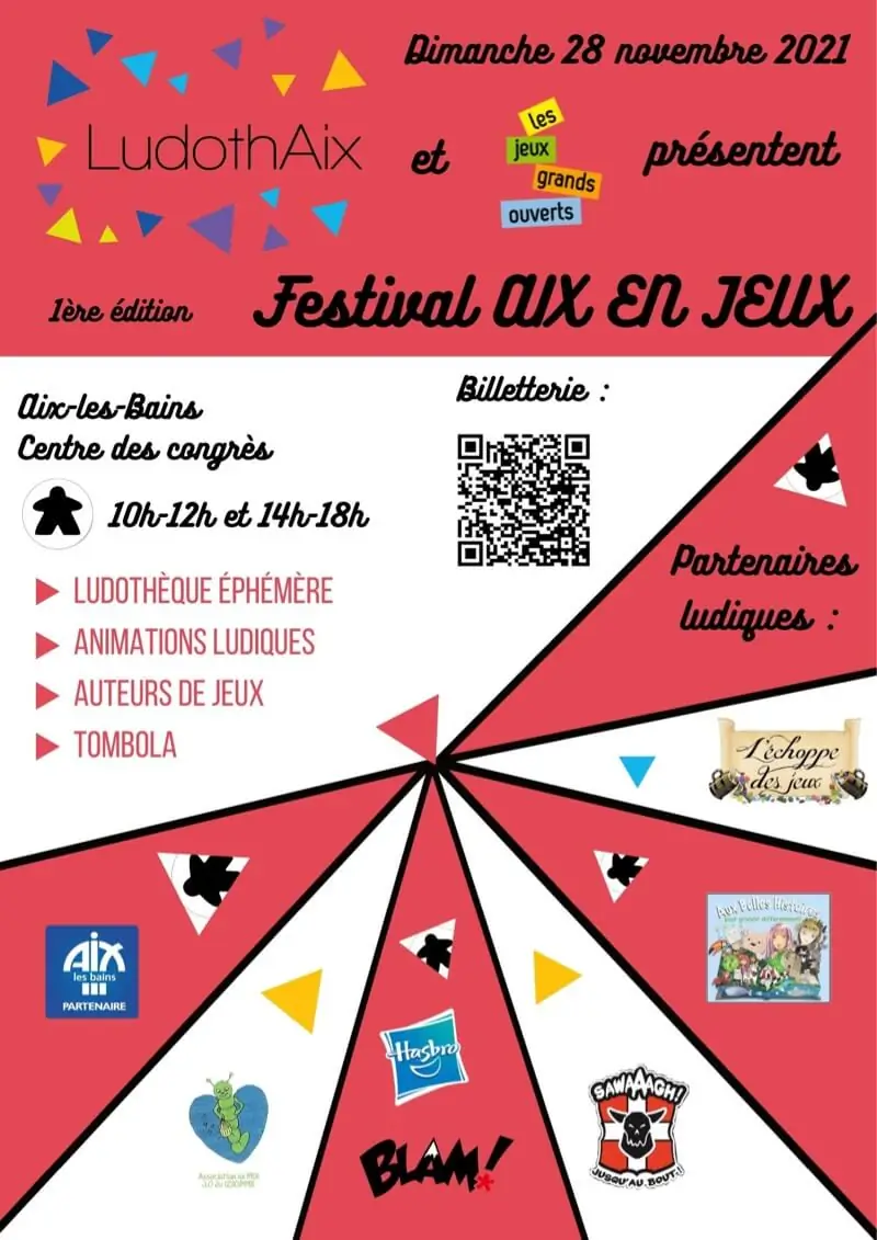 Affiche officielle Aix en Jeux ! 2021