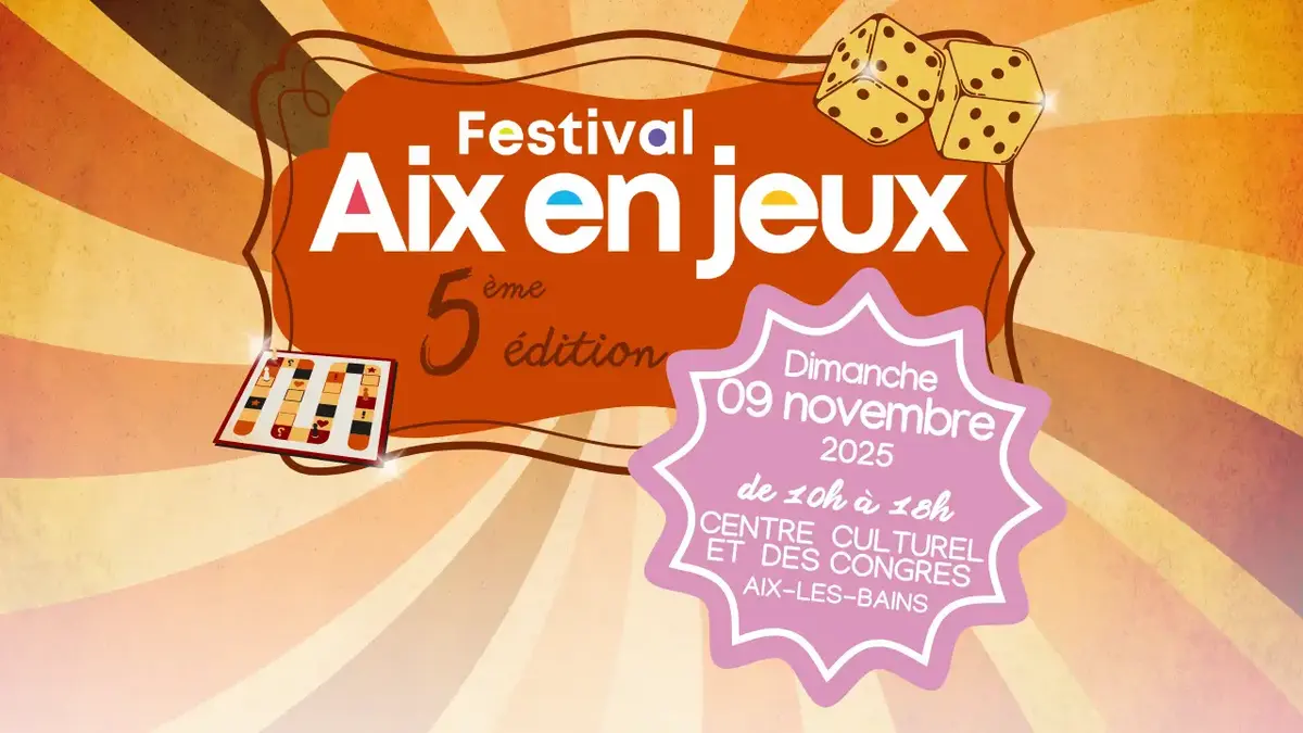 Affiche officielle Aix en Jeux ! 2025
