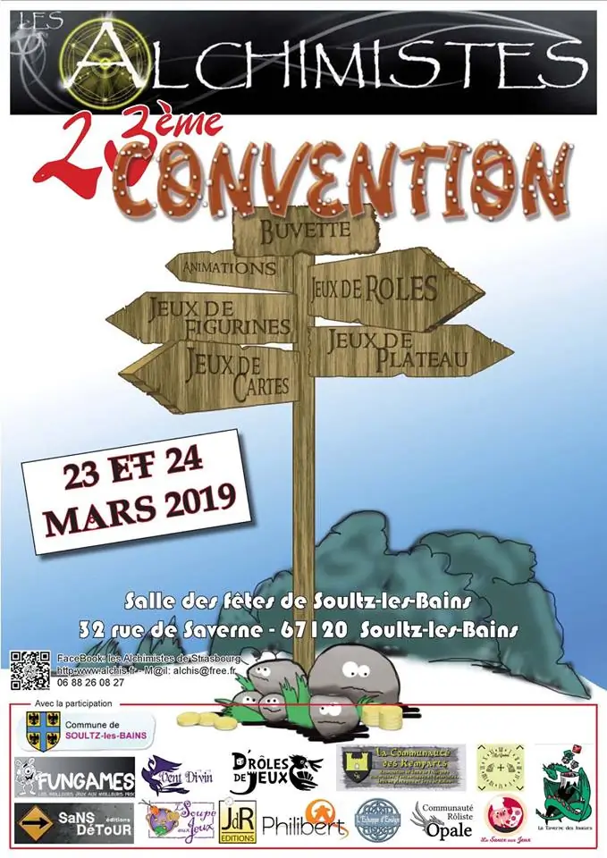 Affiche officielle La convention des Alchimistes 2019