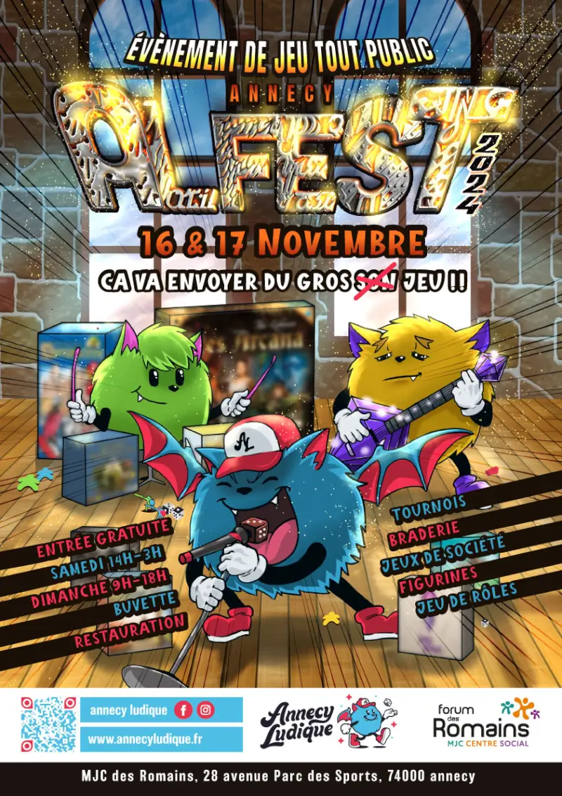 Affiche officielle Alfest 2024